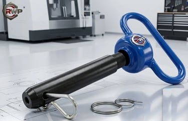 Hitch Pin Blue Handle linkage part