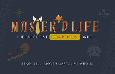 Newsletter banner The Master'D Life - ECB