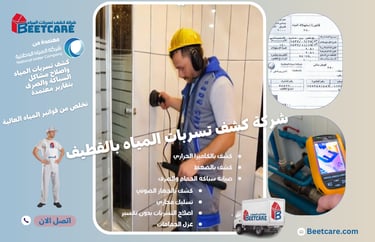 كشف تسربات المياه بالقطيف