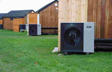 heat pumps at Wold Escapes
