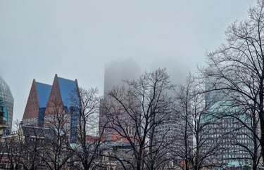 Plein Den Haag skyline