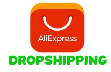 a shopping bag with the words,'allexpresss dropshipping '