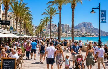 Promenade scene Coata Blanca
