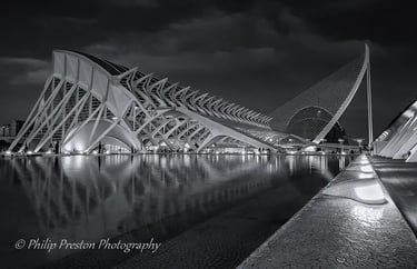 Science Building, City of Arts and Sciences, Valencia, Spain, by Philip Preston.