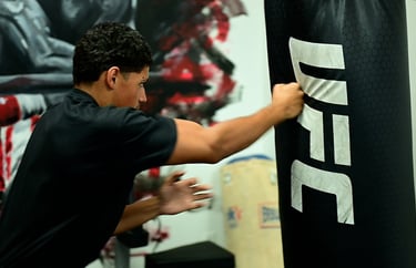 Martial Arts Heavy Bag Training