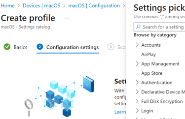 a screen shot of a website page with a list of settings