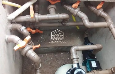 instalasi dan pemipaan yang di lakukan oleh dayanapool bekasi
