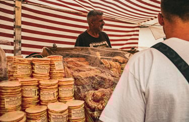 Mercado local con productos artesanales en Gran Canaria