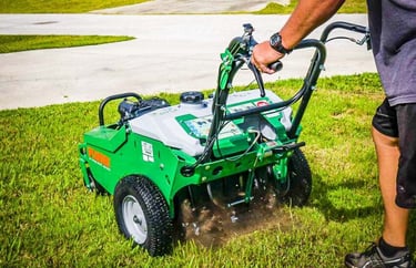 core aeracija, aeravimas