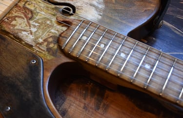 Tumbleweed "Mojo" Custom, American Handcrafted Electric Guitar. Erik Turner of WARRANT's axe