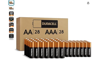 AA Batteries,AAA Batteries