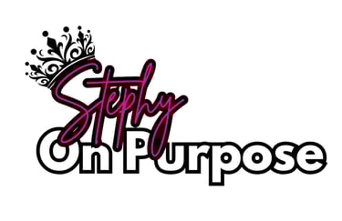 Stephy On Purpose logo Christian faith brand