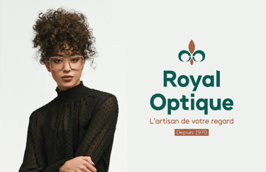 Logo - Identité visuelle- Royal Optique - Opticien - Orléans - Amy Atelier Graphique