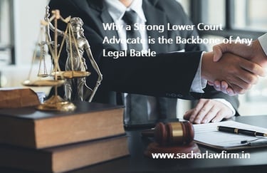 Why a Strong Lower Court Advocate is the Backbone of Any Legal Battle