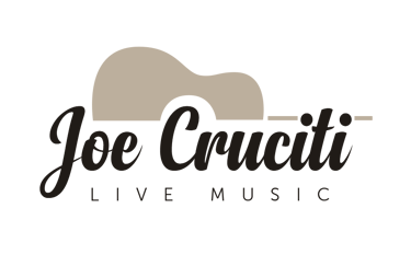 Logo Joe Cruciti bege e marrom escuro com fundo transparente