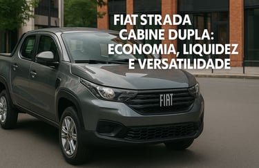 Fiat Strada cabine dupla usada — economia, liquidez e versatilidade para trabalho urbano