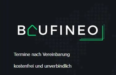 Logo von Baufineo – Partner für unabhängige Beratung rund um Immobilienfinanzierungen.