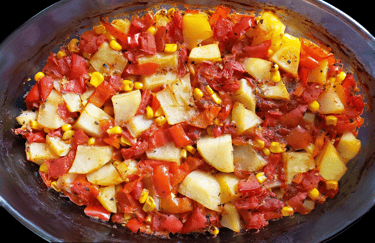 Red Bell Pepper Casserole