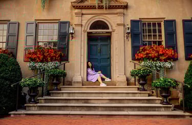 Senior Pictures of a high school girl in Hershey PA