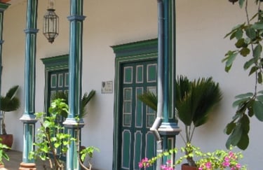 Facade coloniale Santa Fé de Antioquia