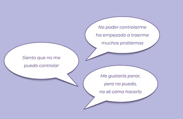 Siento que no me puedo controlar