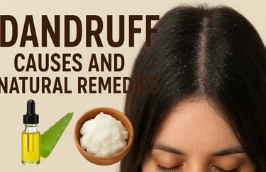 Dandruff causes and natural remedies for a healthy scalp