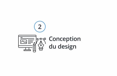 Conception du design d’un site web moderne et professionnel