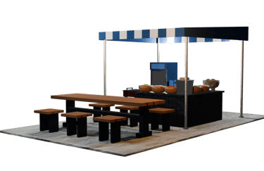 3D Taqueria Sideview