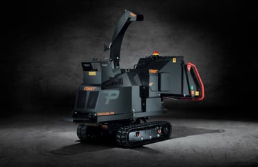 Jaudīgs kāpurķēžu zaru smalcinātājs FORST ST6P 40 aG