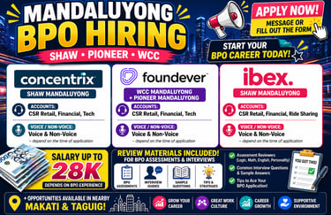 BPO Practice BPO Jobs Part Time BPO Part Time VA Jobs