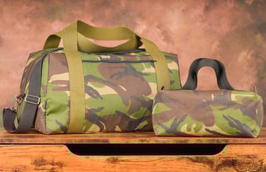 Sac voyage camouflage