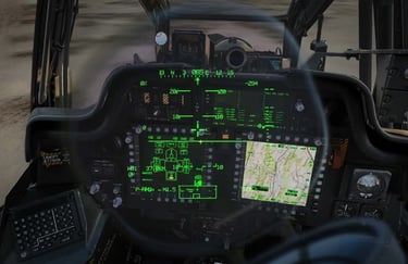 AH-64 helmet display