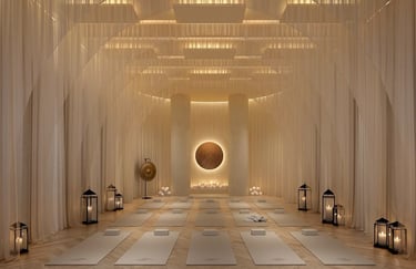 luxury spa yoga studio design