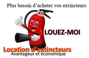 location extincteurs 