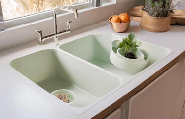 Double Sink Kitchen