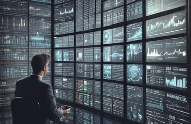 turned on monitoring screen