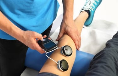 electrostimulation, electrotherapie, rééducation médicale et sportive, stimulation musculaire,