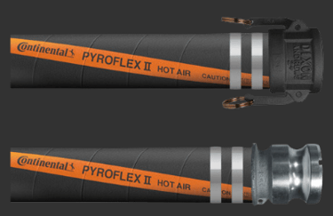 Para conducir aire caliente de compresores a transportes de tanques para materiales secos a granel