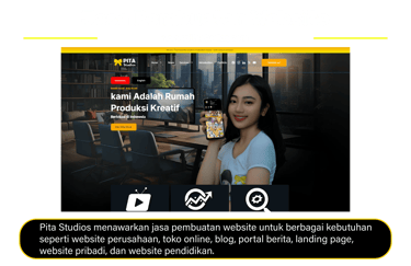 jasa pembuatan website pita studios
