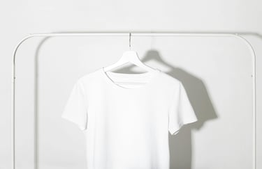 100% cotton fabric texture for premium blank t-shirts.