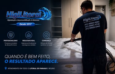higilitoral higienização em guaratuba