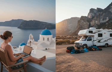 Digital nomad using the best travel apparel digital nomads 2025, showcasing versatile clothing