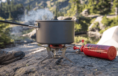 MSR WhisperLite Universal multi-fuel stove, a versatile option for camping in US National Parks