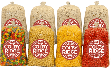 a variety of popcorn