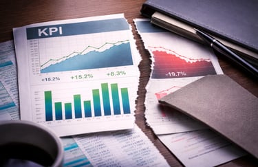 Positive KPI results partially conceal negative performance data, showing how metrics can mislead business decisions