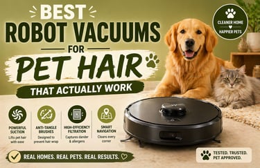 Best Robot Vacuums for Pet Hair That Actually Work