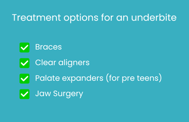treatment options for an underbite