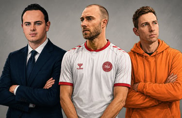 Christian Eriksen, Kent Ivan Nielsen, Nicolas Hulscher