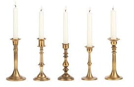Fine brass candle holder