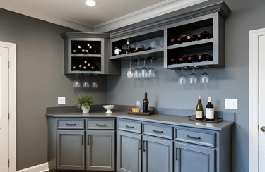 Simple Corner Bar for Living Room